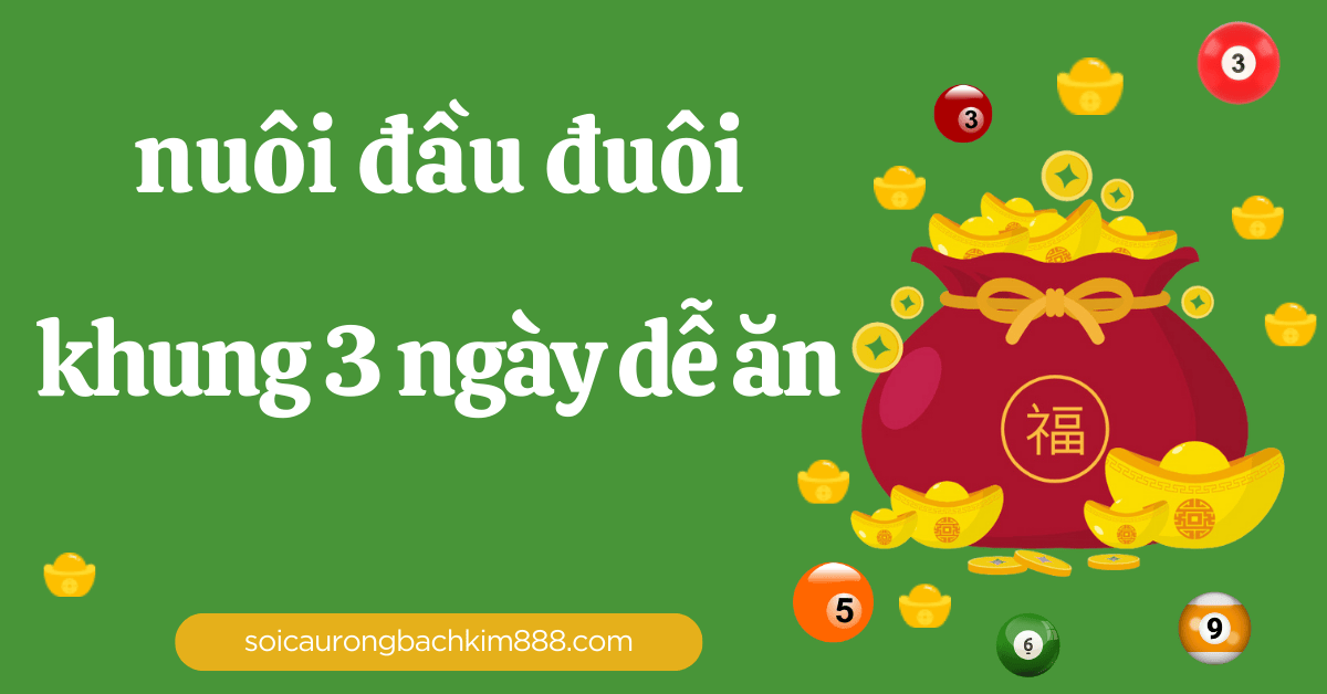 nuôi đầu đuôi khung 3 ngày dễ trúng